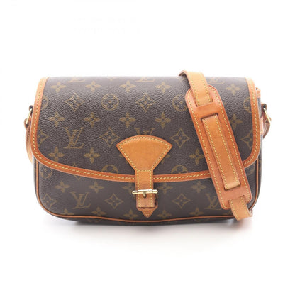 Louis Vuitton Shoulder Bag Sologne Coating Ting Canvas Leather