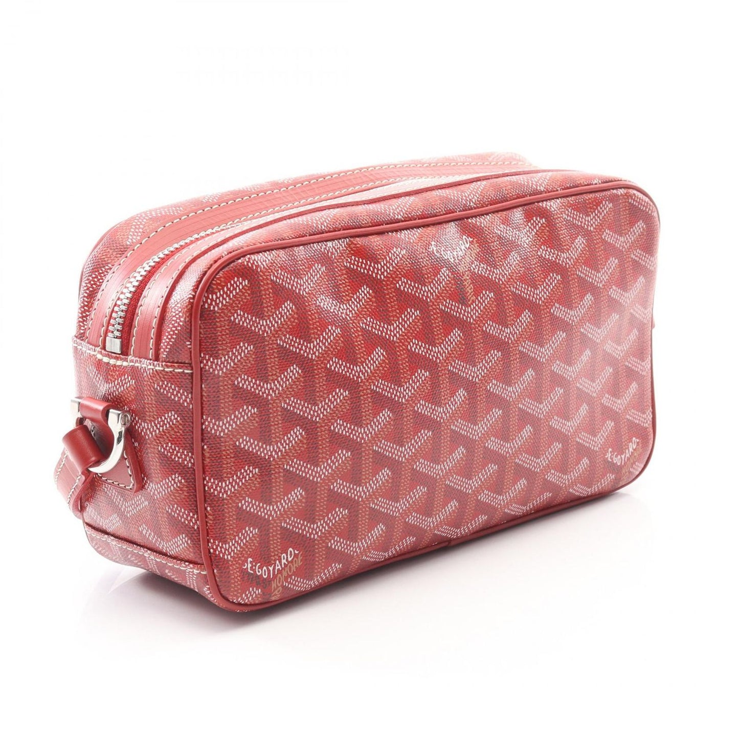 Goyard Goya Shoulder Bag Cup Vert PM Red Co Ting Canvas Leather — view 2
