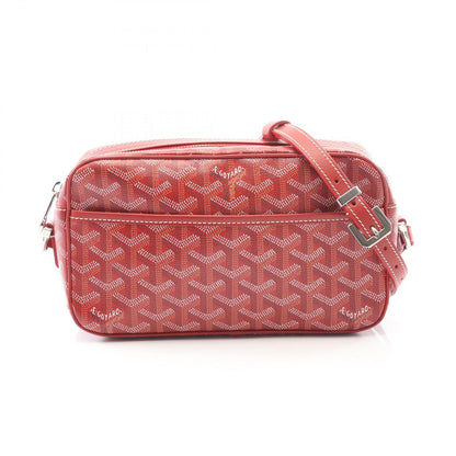 Goyard Goya Shoulder Bag Cup Vert PM Red Co Ting Canvas Leather