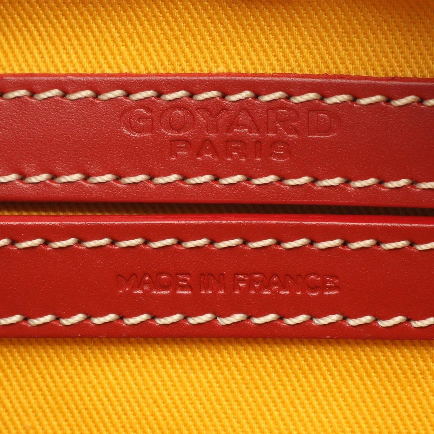 Goyard Goya Shoulder Bag Cup Vert PM Red Co Ting Canvas Leather — view 4
