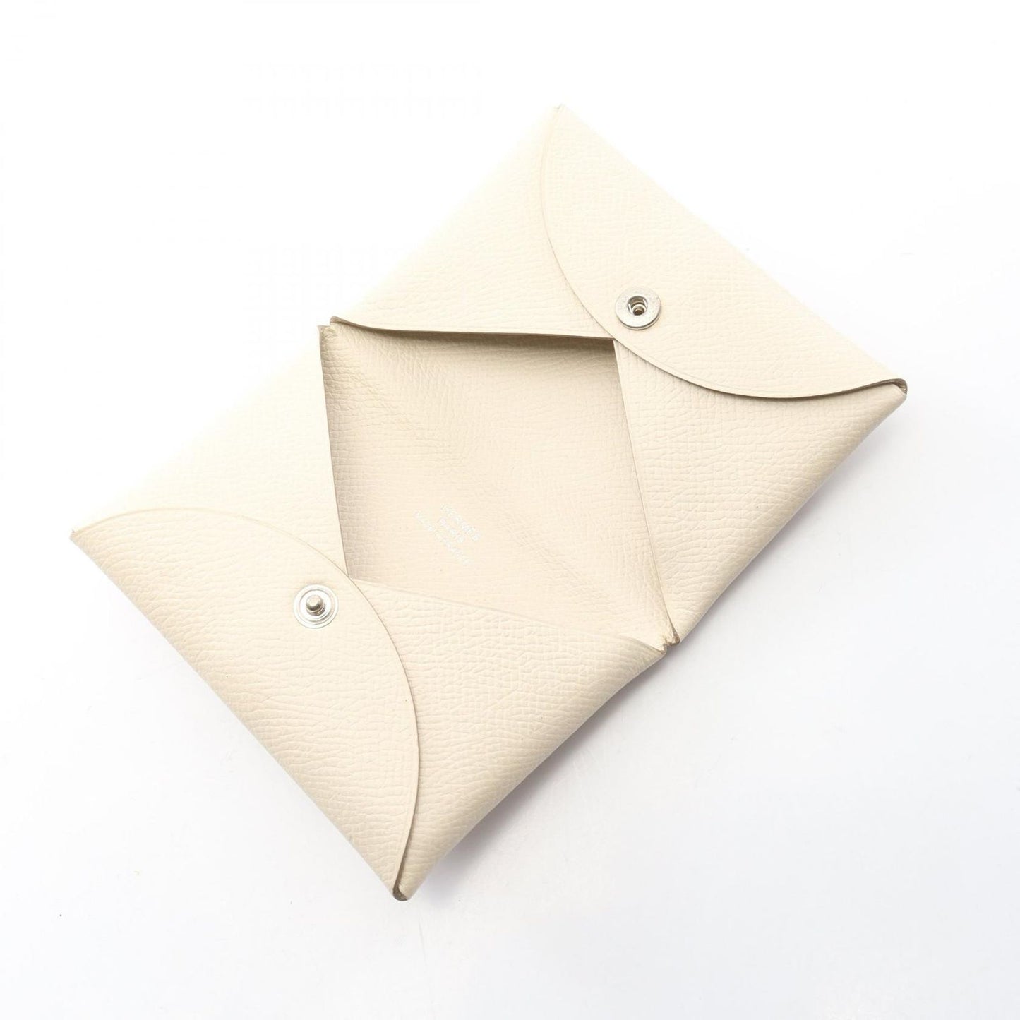 Hermes Coin Case Calvi Cles Leather — view 3