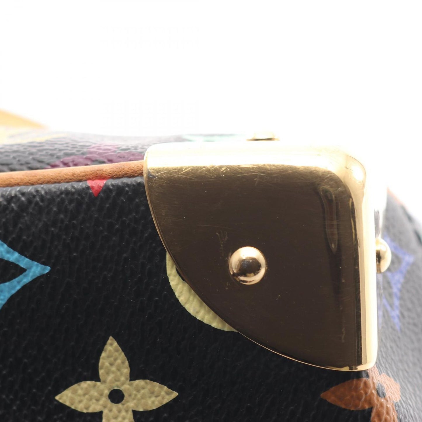 Louis Vuitton Handbag Tul Ville Noir Co Ting Canvas Leather — view 7