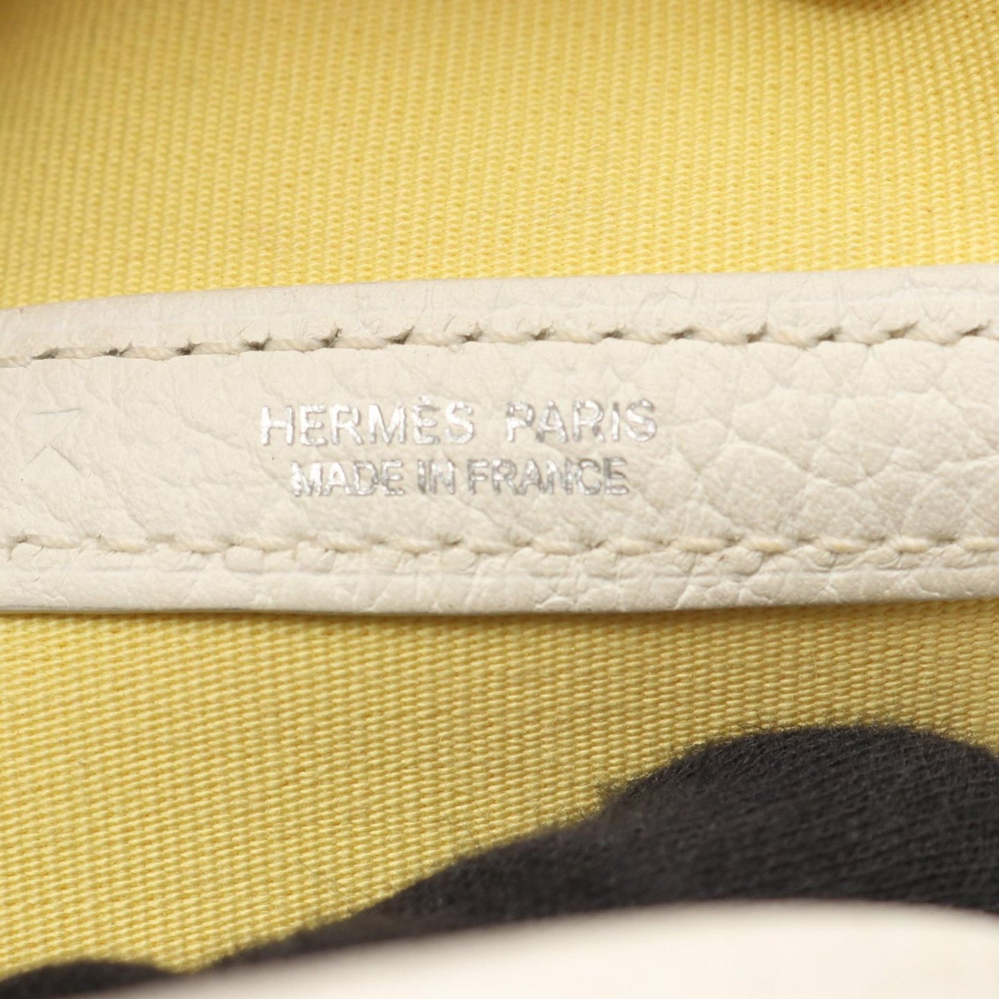 Hermes Tote Garden Party TPM Souffle White Canvas — view 4