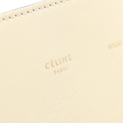 Celine Seri Shoulder Bag Twisted Cabasmo Red Ivory Brown Leather Ready — view 4
