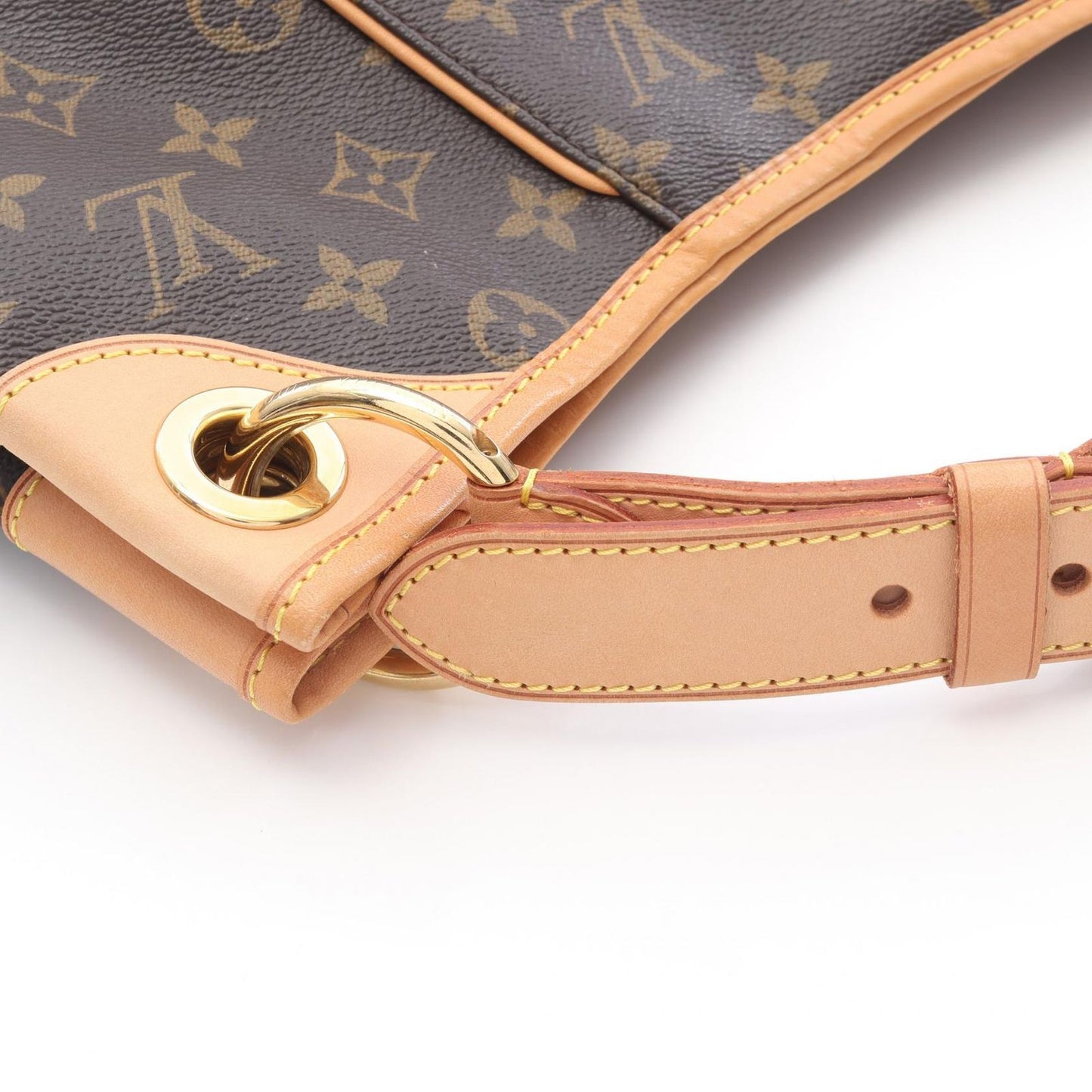 Louis Vuitton Shoulder Bag Galleria PM Co Ting Canvas Leather Ready — view 9