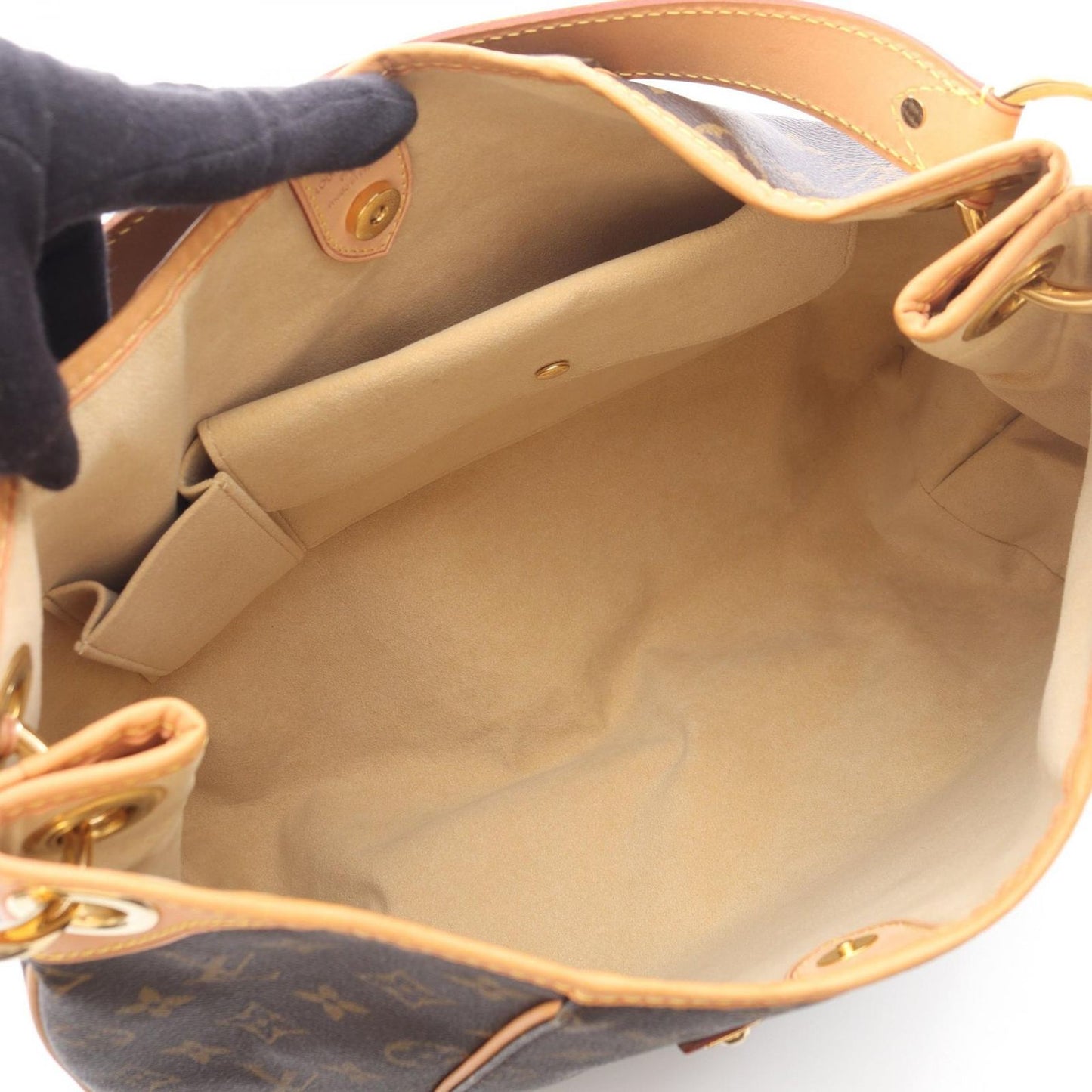 Louis Vuitton Shoulder Bag Galleria PM Co Ting Canvas Leather Ready — view 3