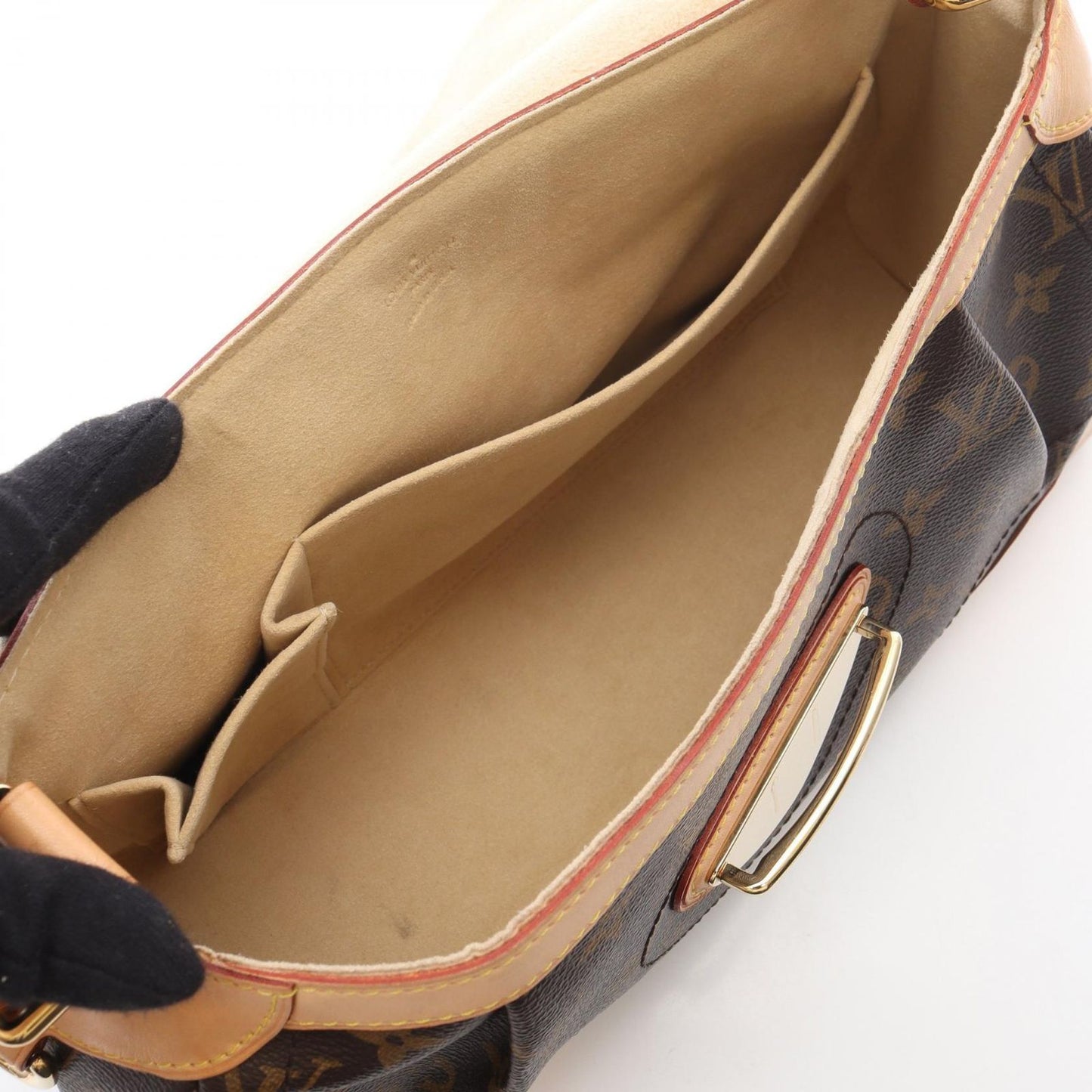 Louis Vuitton Shoulder Bag Bivari Mm Co Ting Canvas Leather — view 3