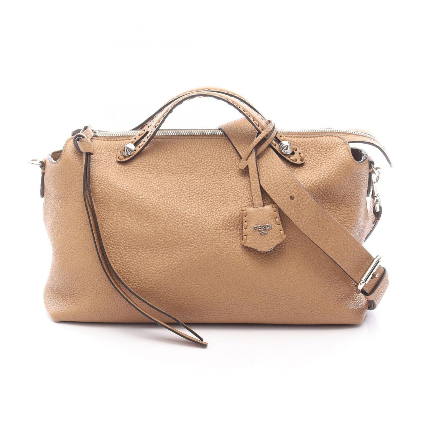 Fendi Handbag by the Way Selleria Camel Leather by the Way