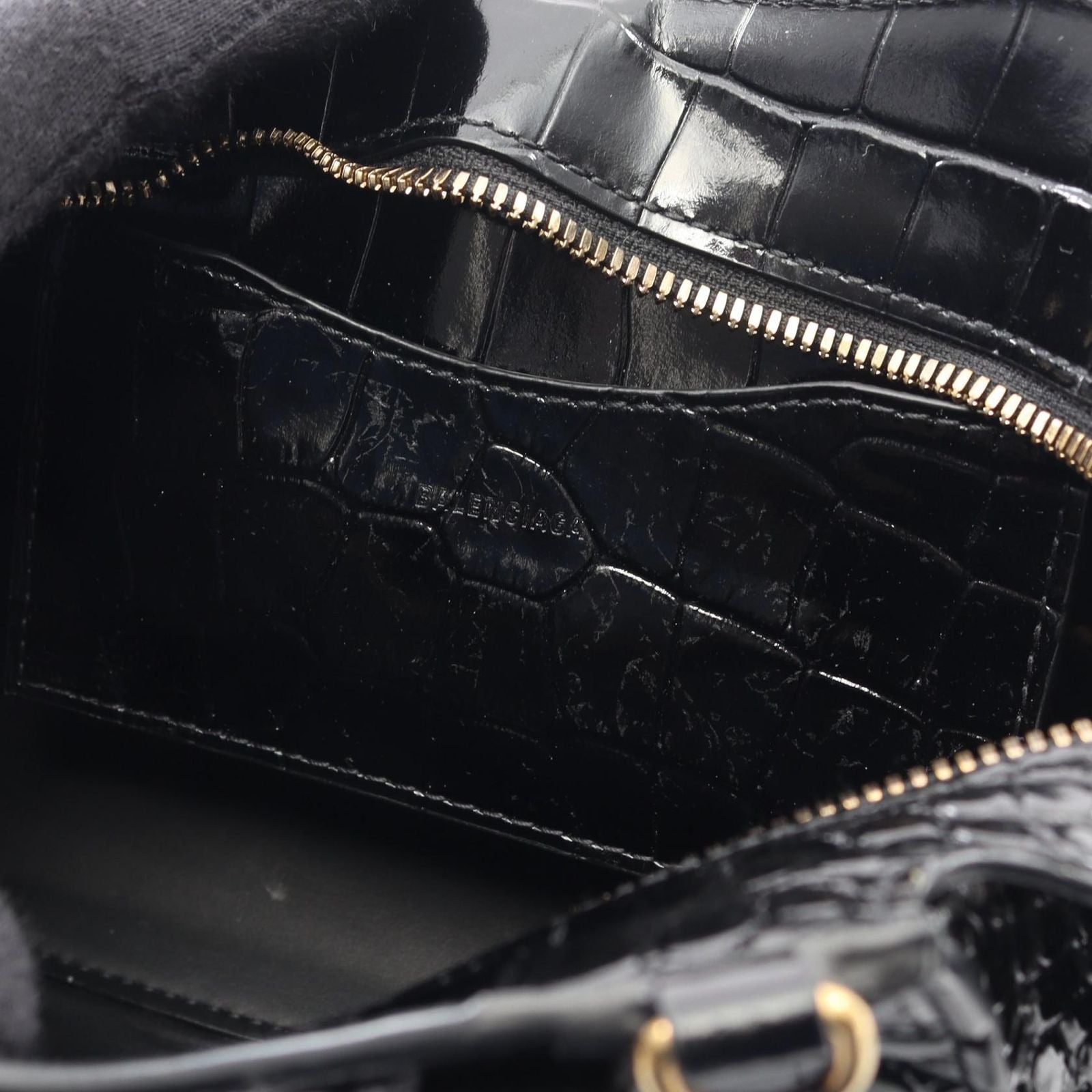 Balenciaga Handbag Neo Class City Mini Neo Classic Mini Black Leather — view 5