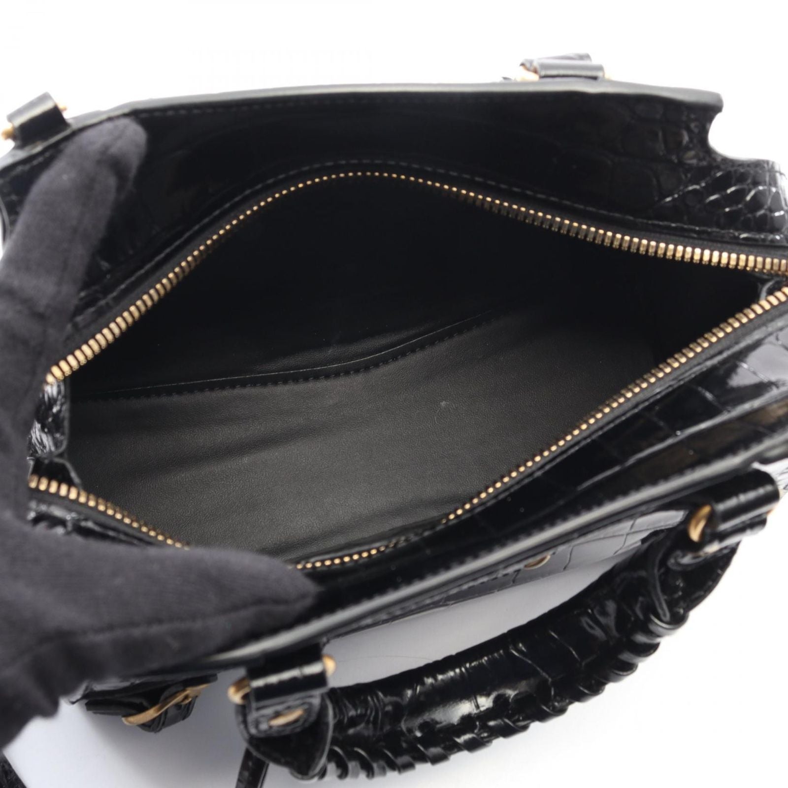 Balenciaga Handbag Neo Class City Mini Neo Classic Mini Black Leather — view 3