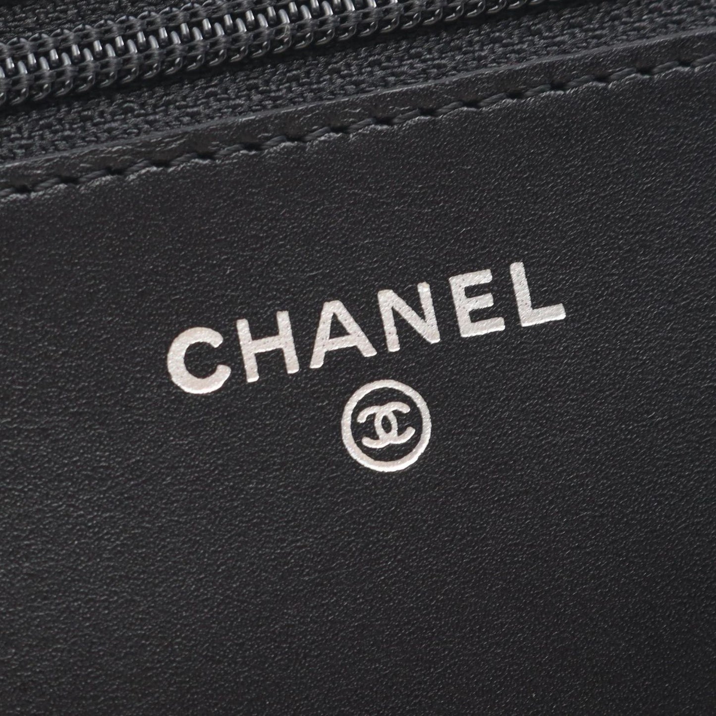 Chanel Shoulder Bag Cambon Line Black Silver Leather Cambonchi One Wallet — view 4