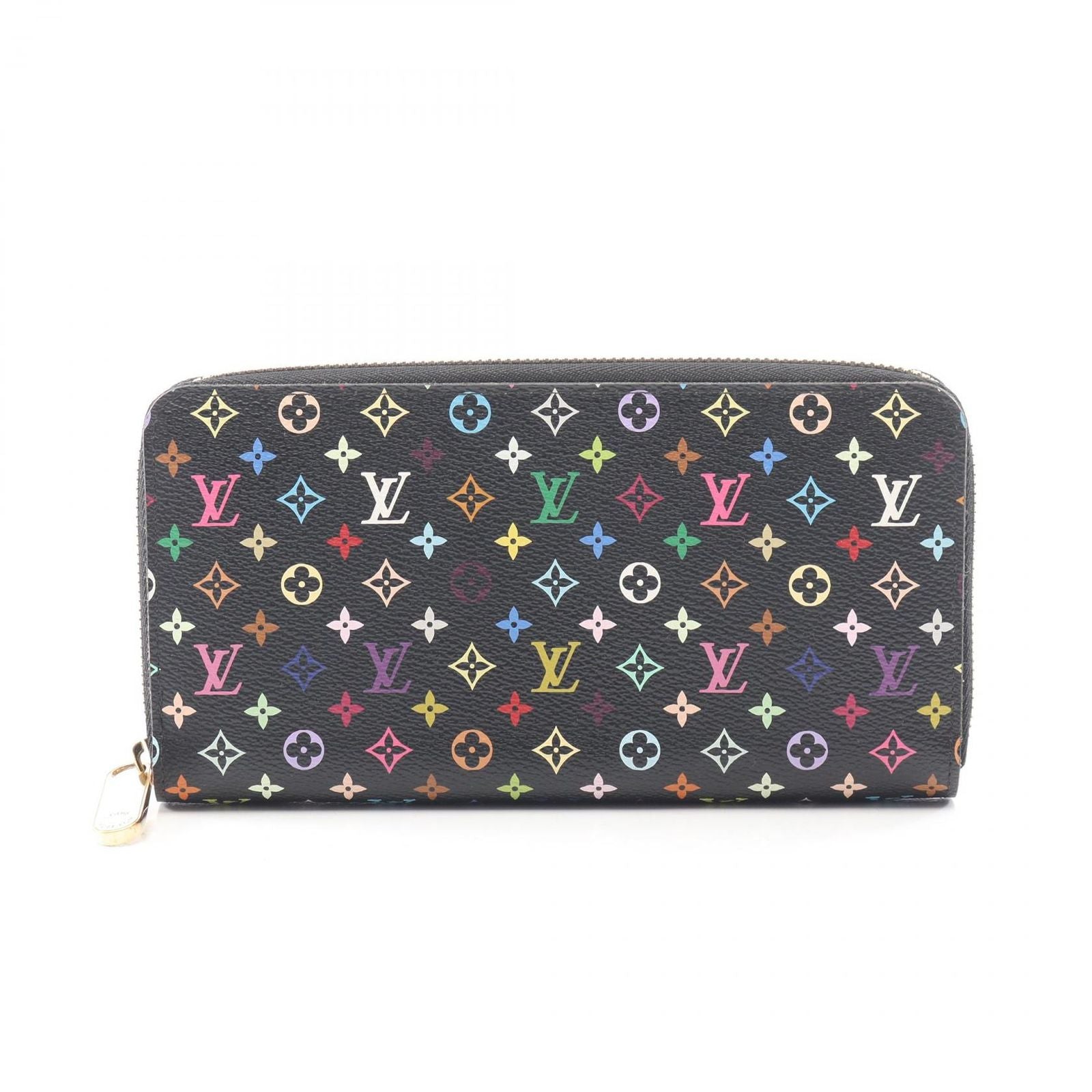 Louis Vuitton Round Wallet Zippy Noir Bistash Canvas