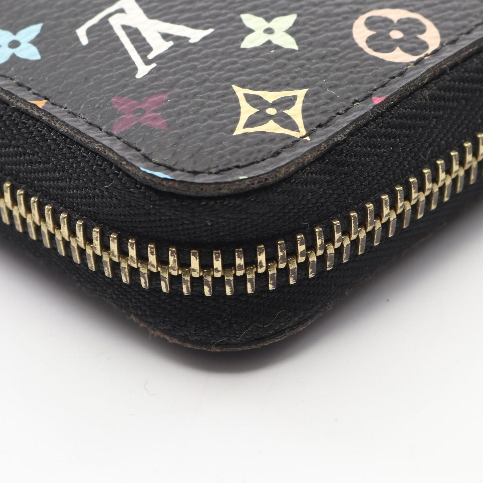 Louis Vuitton Round Wallet Zippy Noir Bistash Canvas — view 7