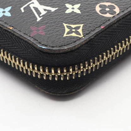 Louis Vuitton Round Wallet Zippy Noir Bistash Canvas — view 7