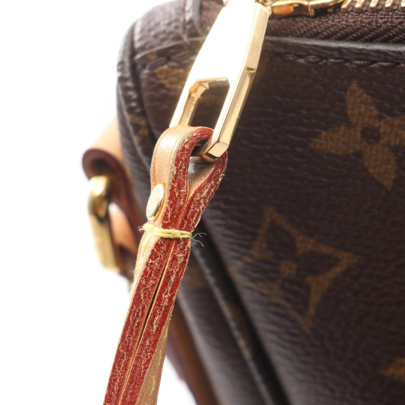 Louis Vuitton Shoulder Bag Mavillon Co Ting Canvas Leather — view 8