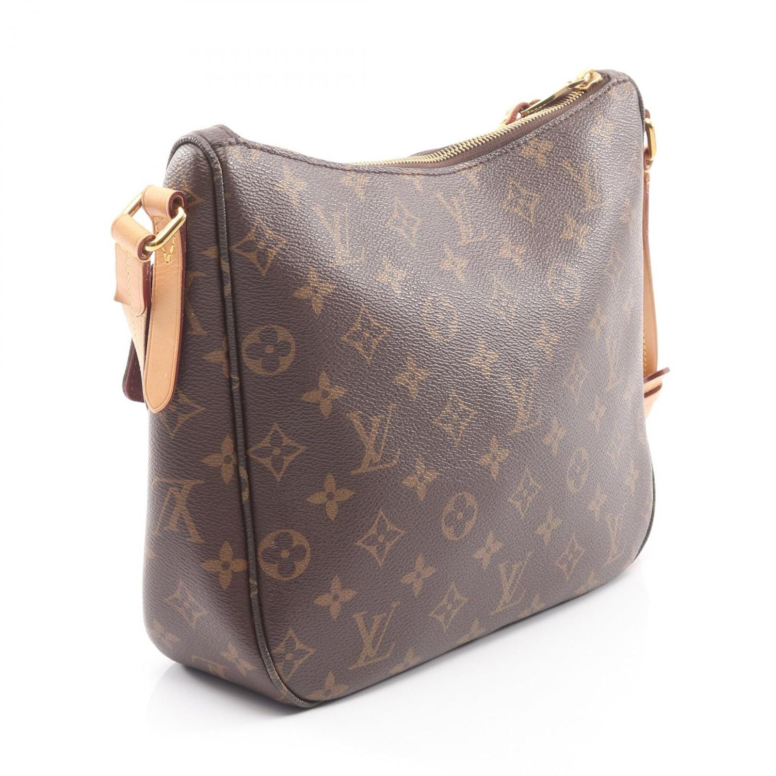 Louis Vuitton Shoulder Bag Mavillon Co Ting Canvas Leather — view 2