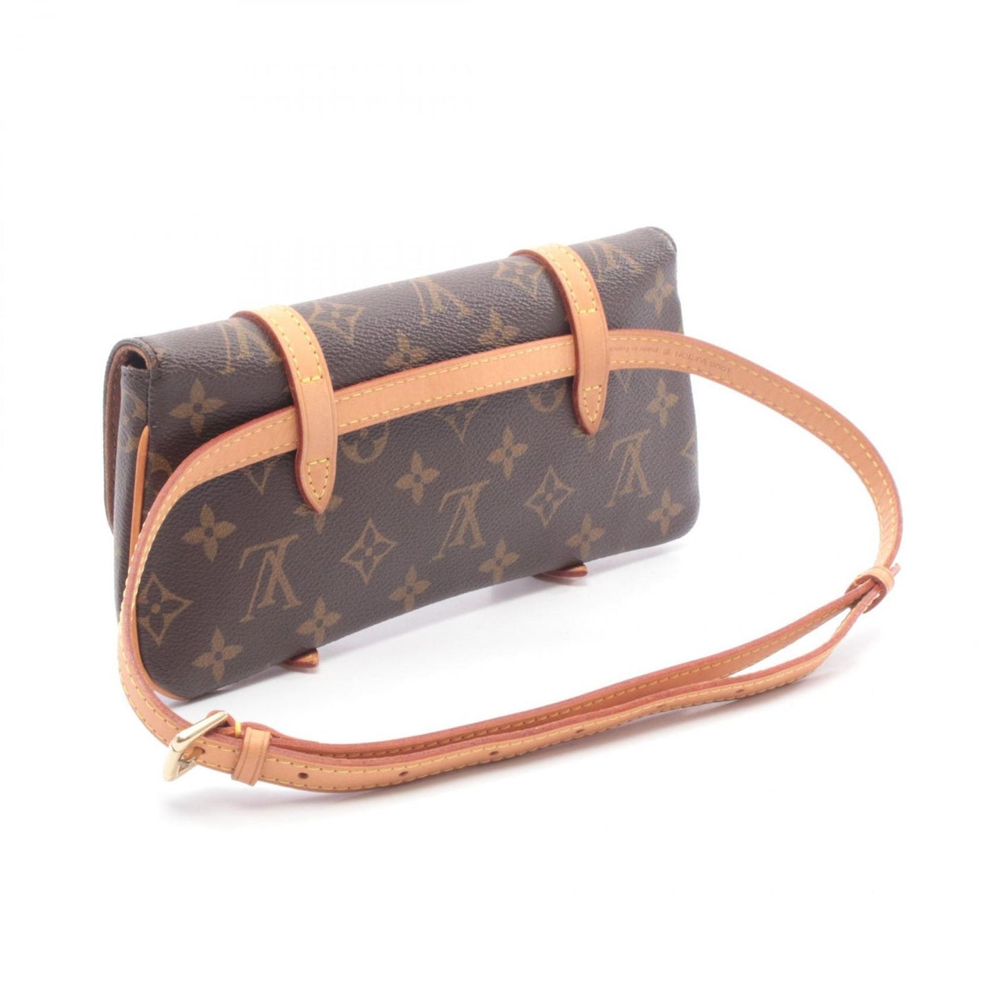 Louis Vuitton Waist Bag Pochette Marelle Co Ting Canvas Leather — view 2