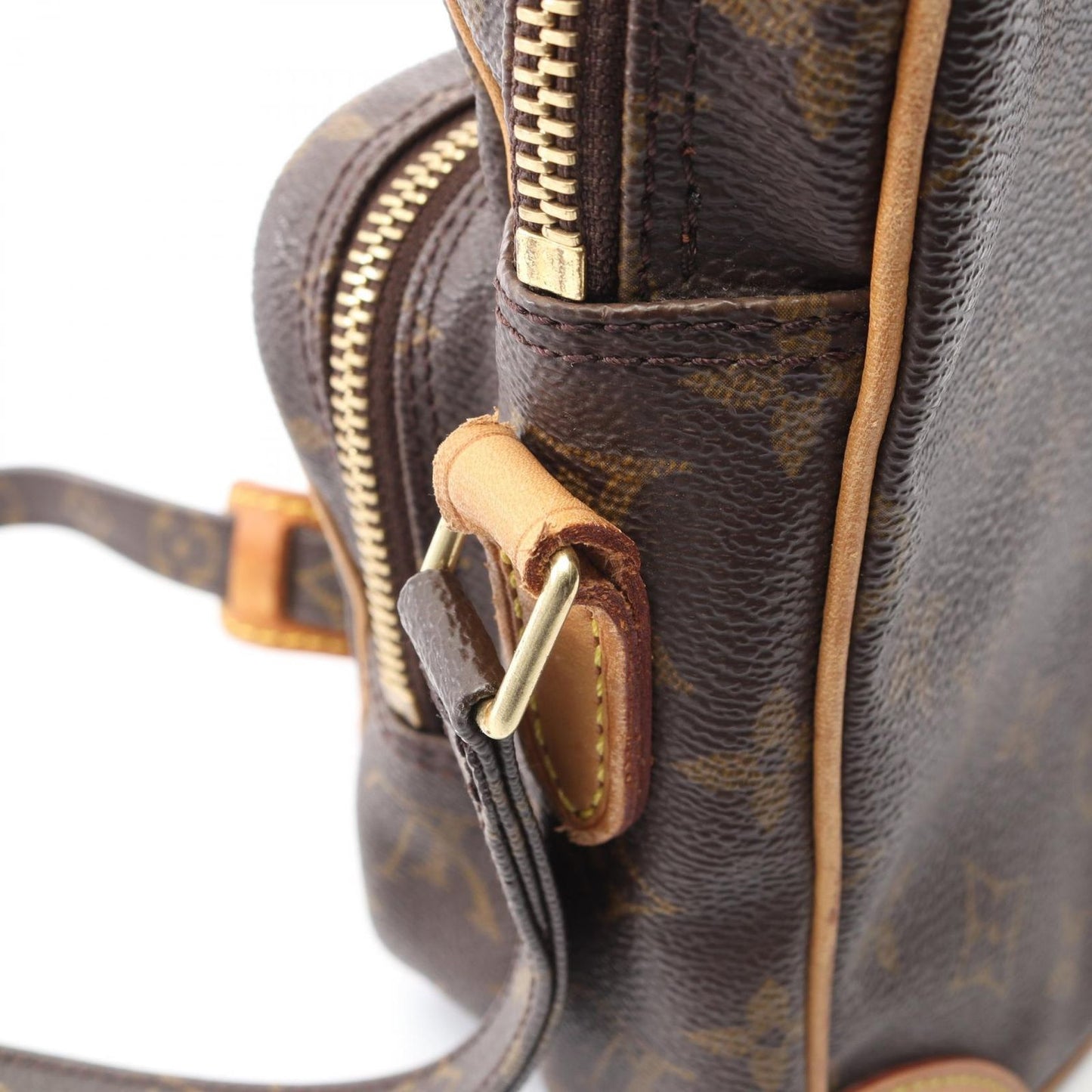 Louis Vuitton Shoulder Bag Amazon Canvas Leather — view 9