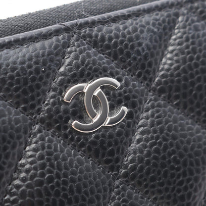 Chanel Coin Case Classic Zip Spa Quilted Black Fu — view 8
