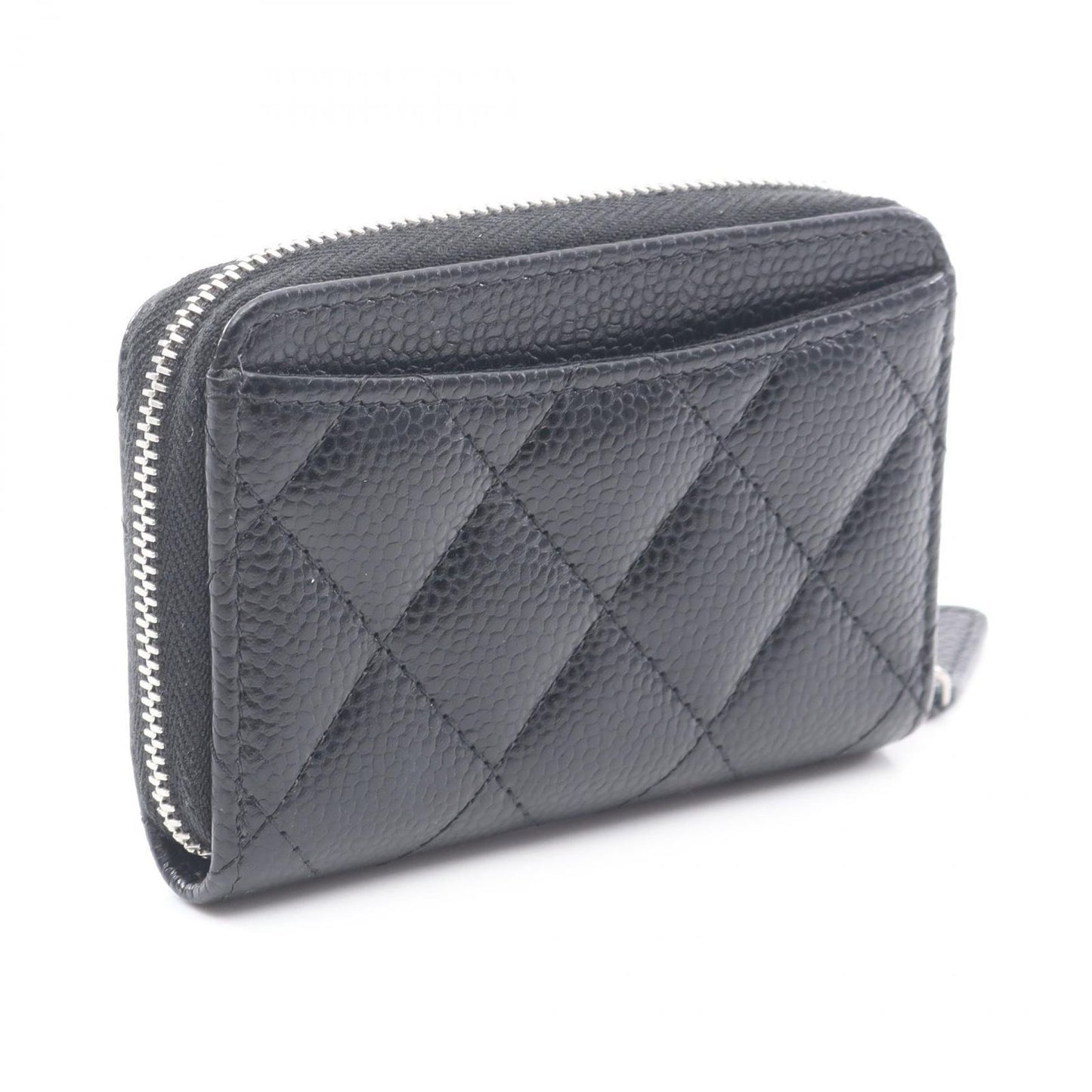 Chanel Coin Case Classic Zip Spa Quilted Black Fu — view 2