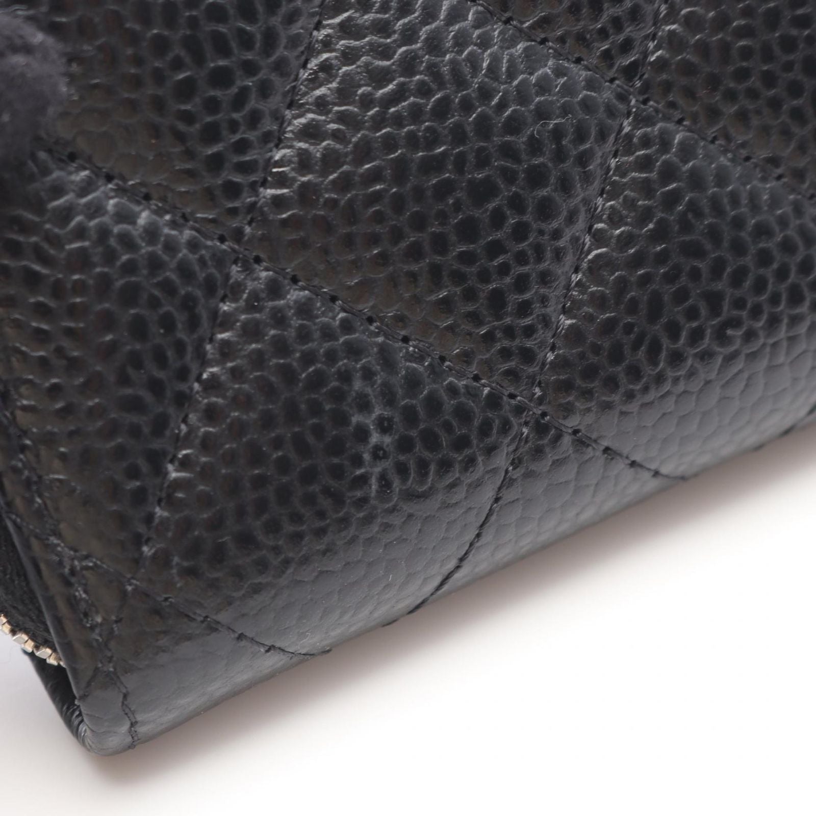 Chanel Coin Case Classic Zip Spa Quilted Black Fu — view 6