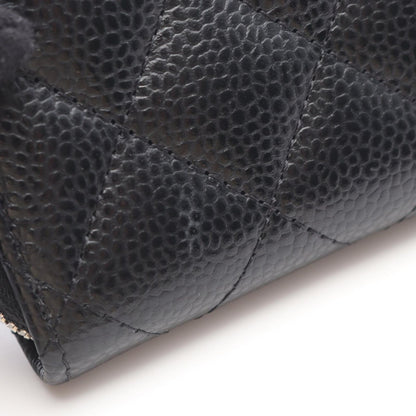 Chanel Coin Case Classic Zip Spa Quilted Black Fu — view 6