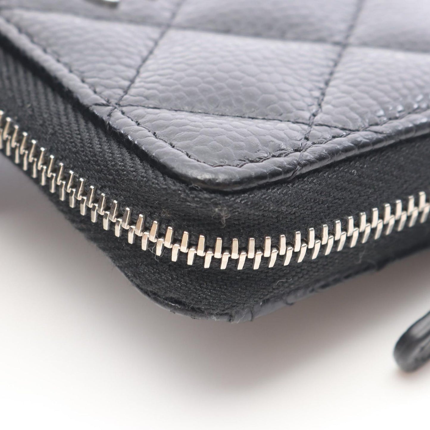 Chanel Coin Case Classic Zip Spa Quilted Black Fu — view 7