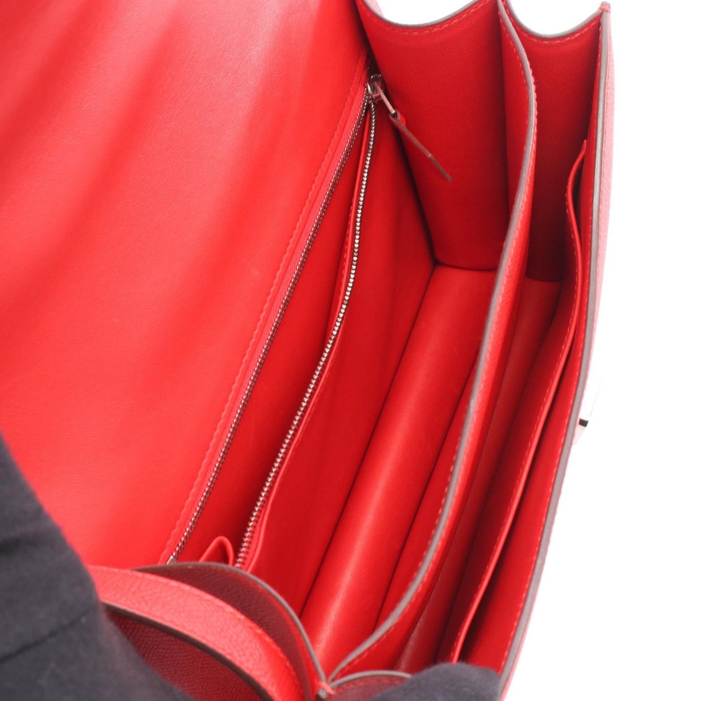 Hermes Shoulder Bag Constance 3 24 Jutomato Pink Leather — view 3