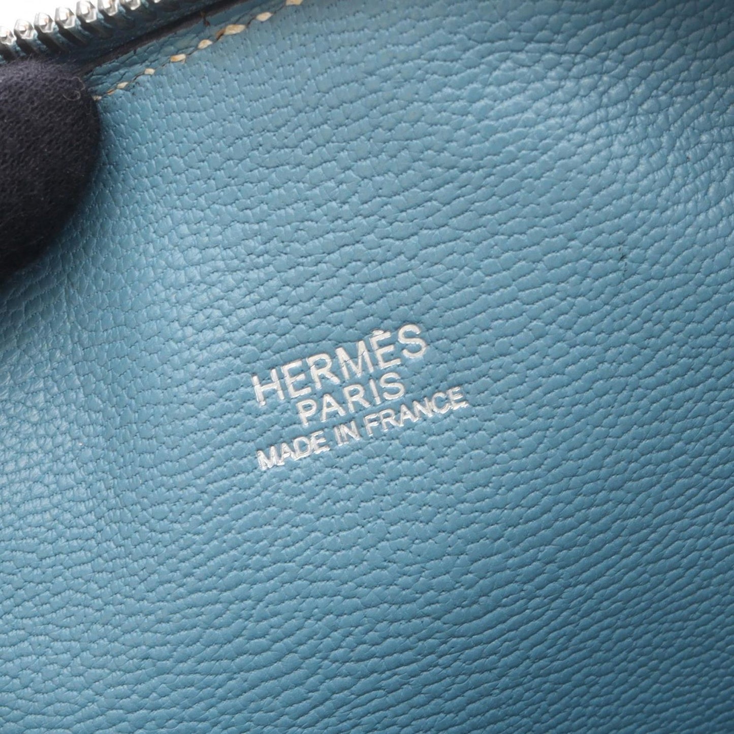 Hermes Handbag Bolide 30 Blue Leather — view 4
