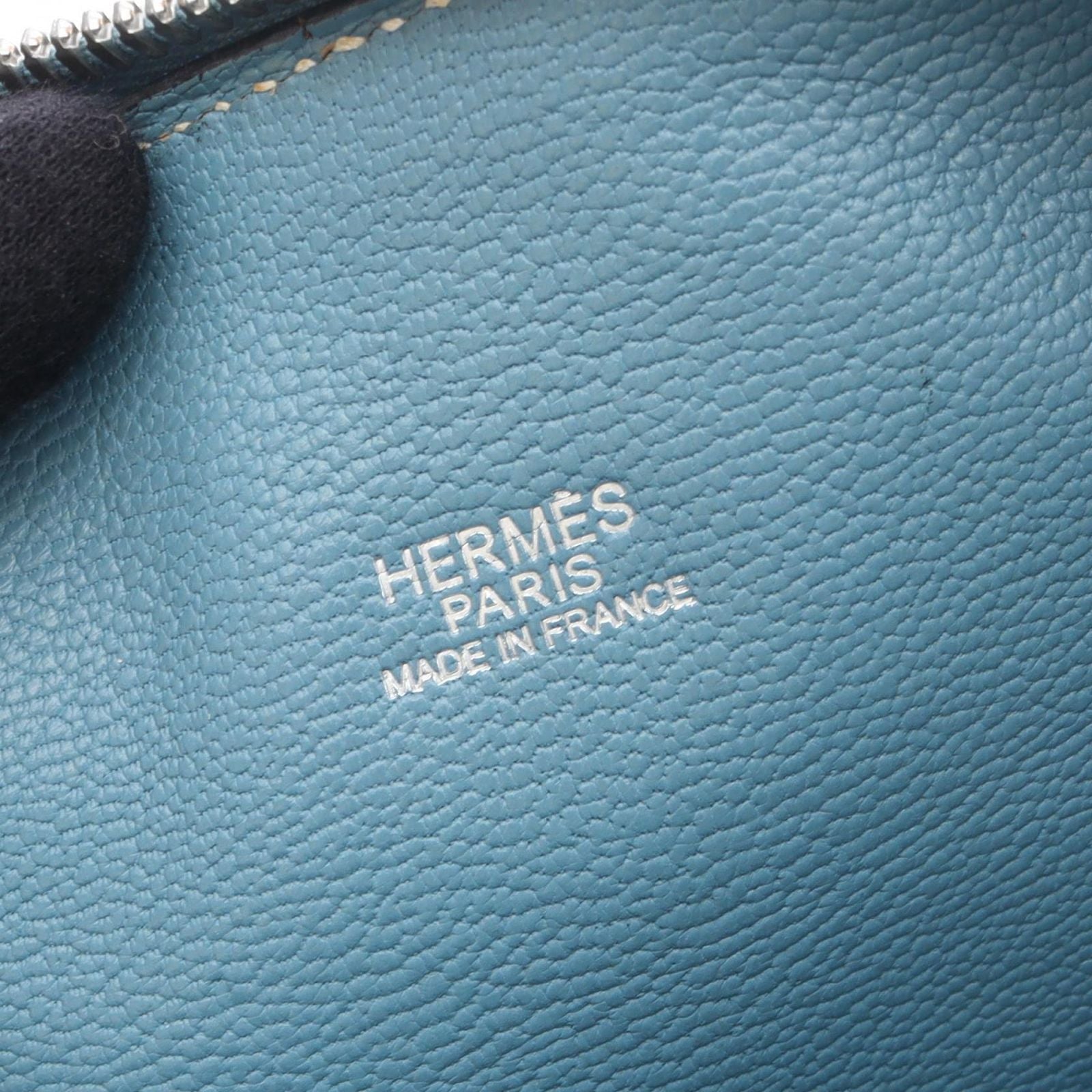 Hermes Handbag Bolide 30 Blue Leather — view 4