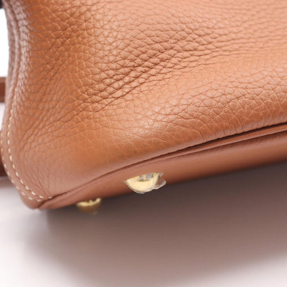 Hermes Handbag Bolide 31 Gold Leather — view 7