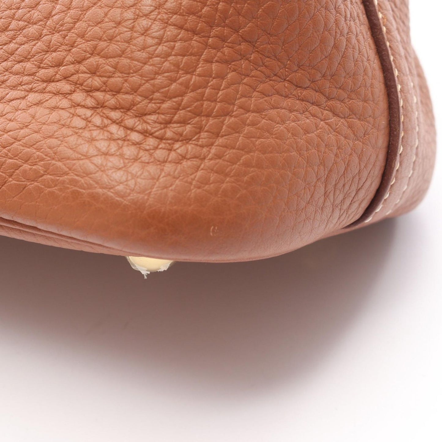 Hermes Handbag Bolide 31 Gold Leather — view 9