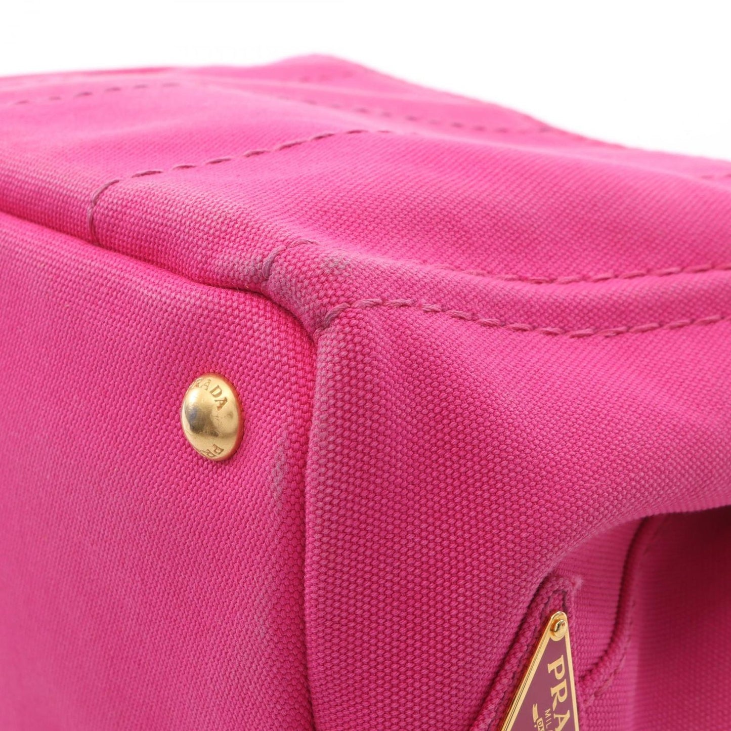 Prada Tote Canapa Hu Xia Pink Canvas 2-Way — view 9