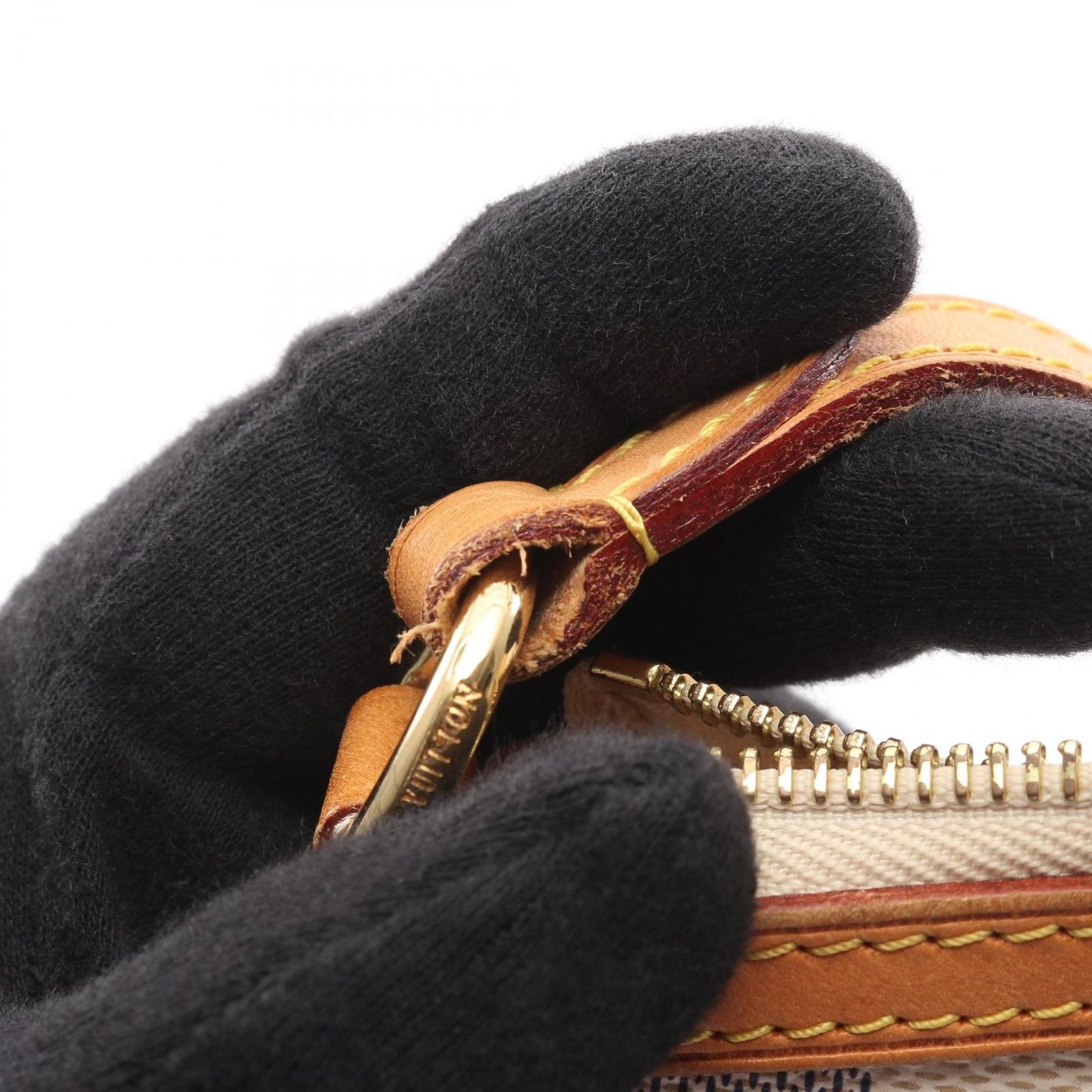 Louis Vuitton Shoulder Bag Shiraku PM Co Ting Canvas Leather — view 9