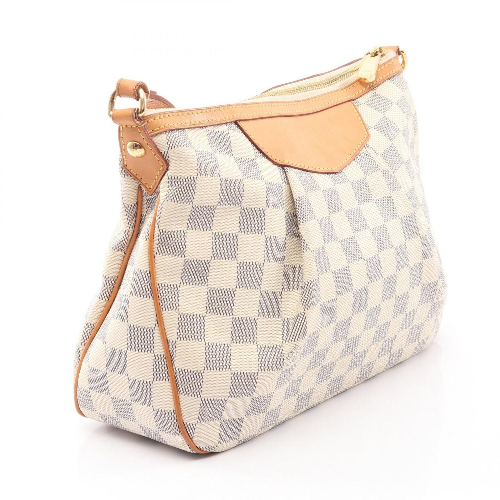 Louis Vuitton Shoulder Bag Shiraku PM Co Ting Canvas Leather — view 2