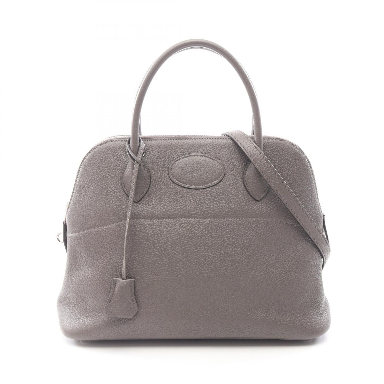 Hermes Handbag Bolide 31 Etain Leather