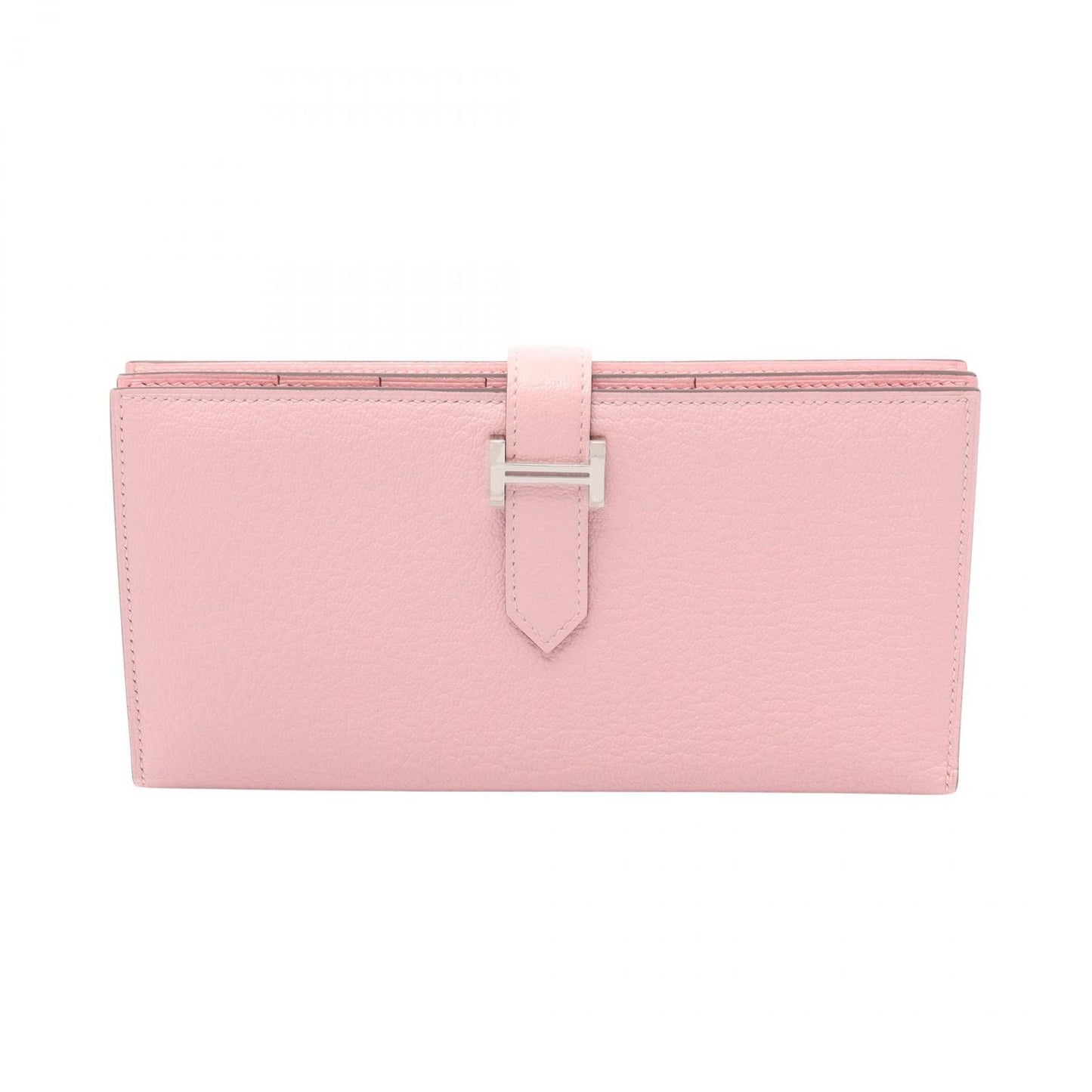Hermes Bifold Wallet Bearn Soufflelo Zusakura Leather Zus