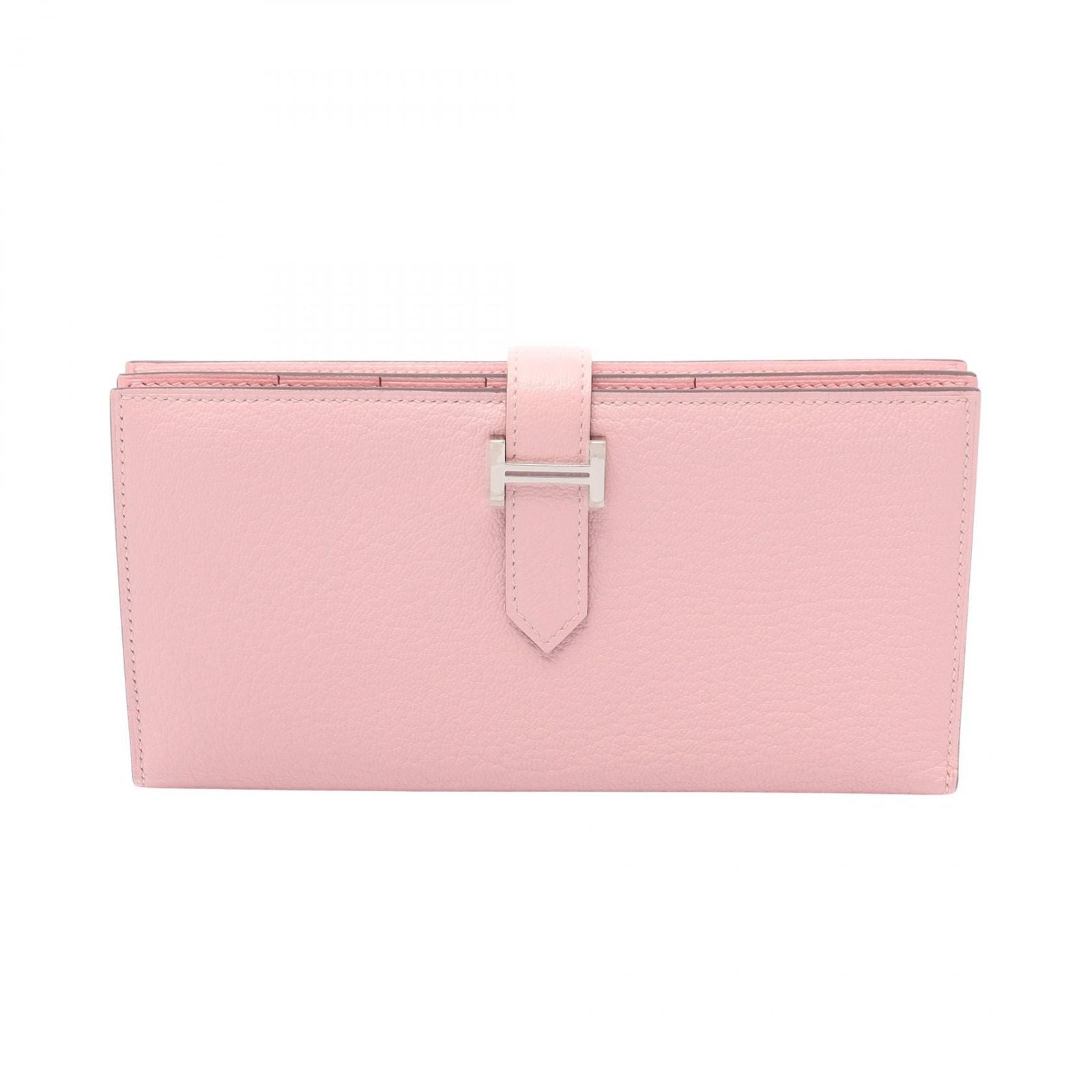 Hermes Bifold Wallet Bearn Soufflelo Zusakura Leather Zus