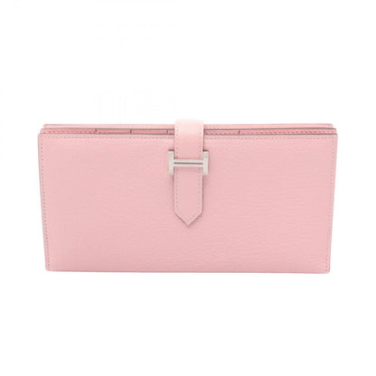 Hermes Bifold Wallet Bearn Soufflelo Zusakura Leather Zus