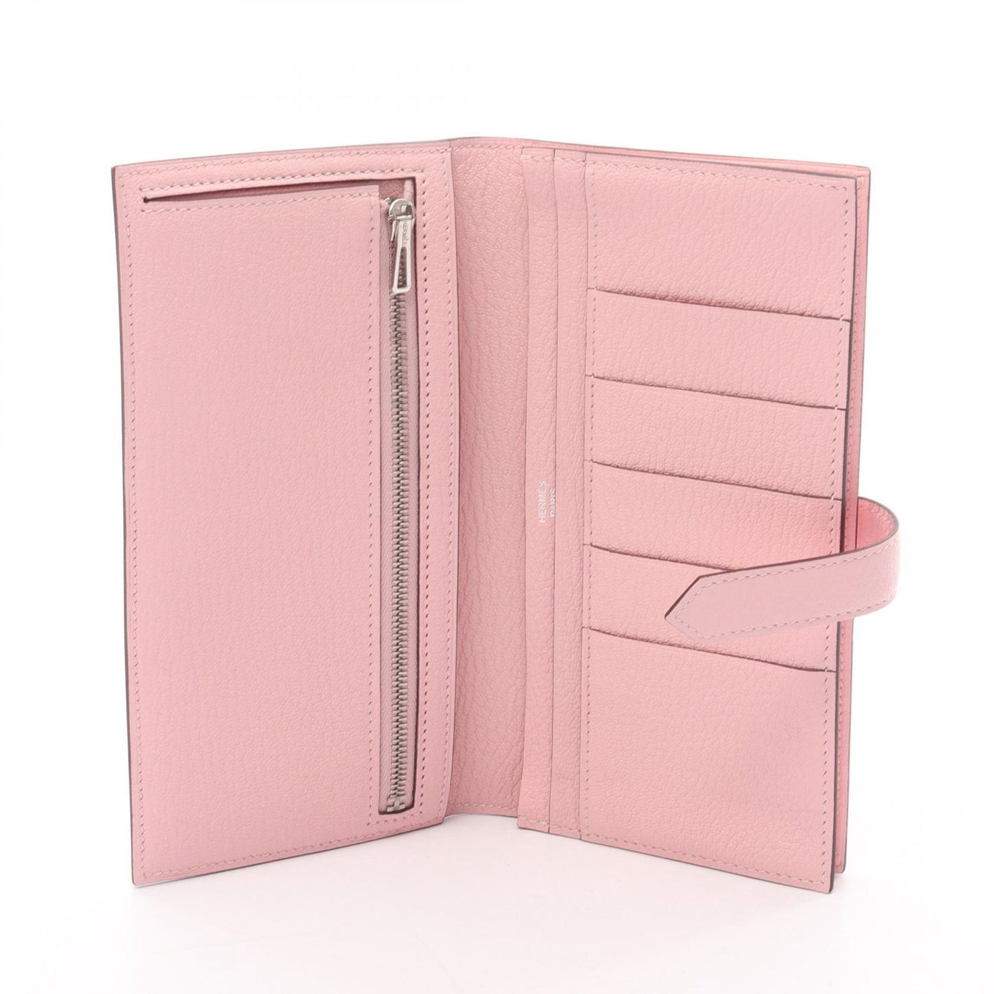 Hermes Bifold Wallet Bearn Soufflelo Zusakura Leather Zus — view 3