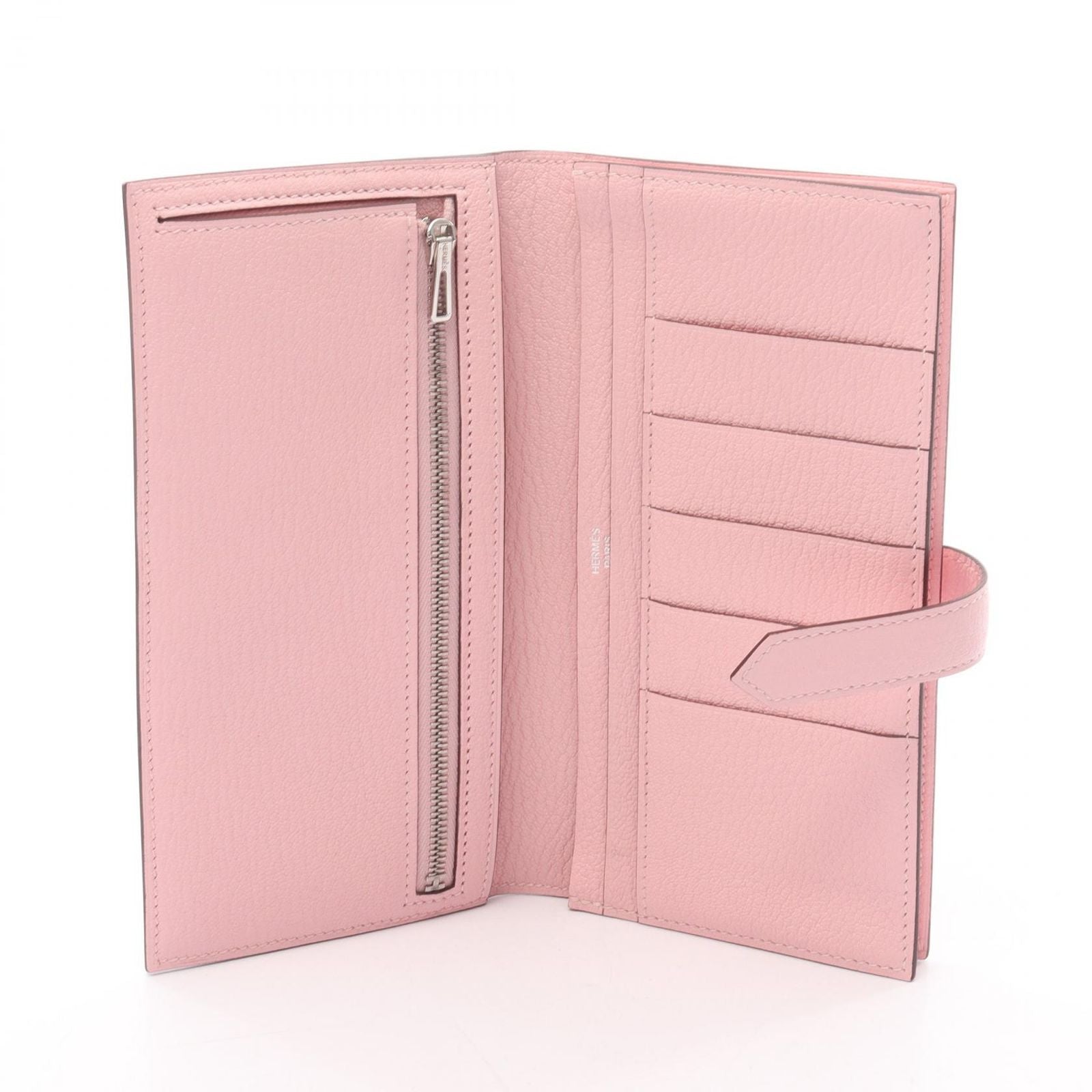 Hermes Bifold Wallet Bearn Soufflelo Zusakura Leather Zus — view 3