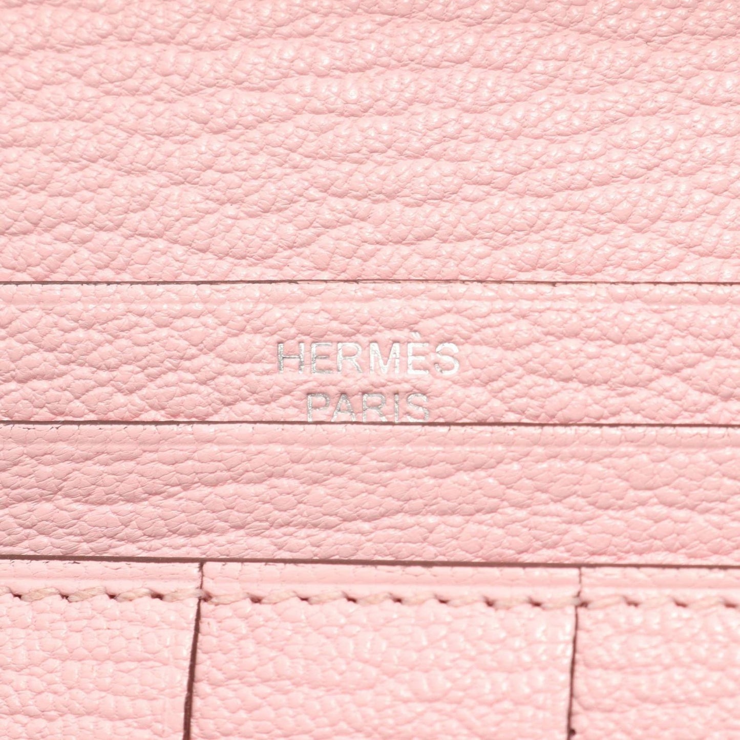 Hermes Bifold Wallet Bearn Soufflelo Zusakura Leather Zus — view 5