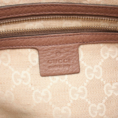 Gucci Shoulder Bag Diana Bamboo Pink Brown Leather — view 4