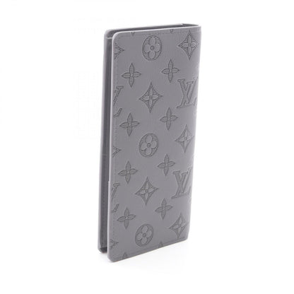 Louis Vuitton Bifold Wallet Portefeuille Brazza Gray Leather — view 2