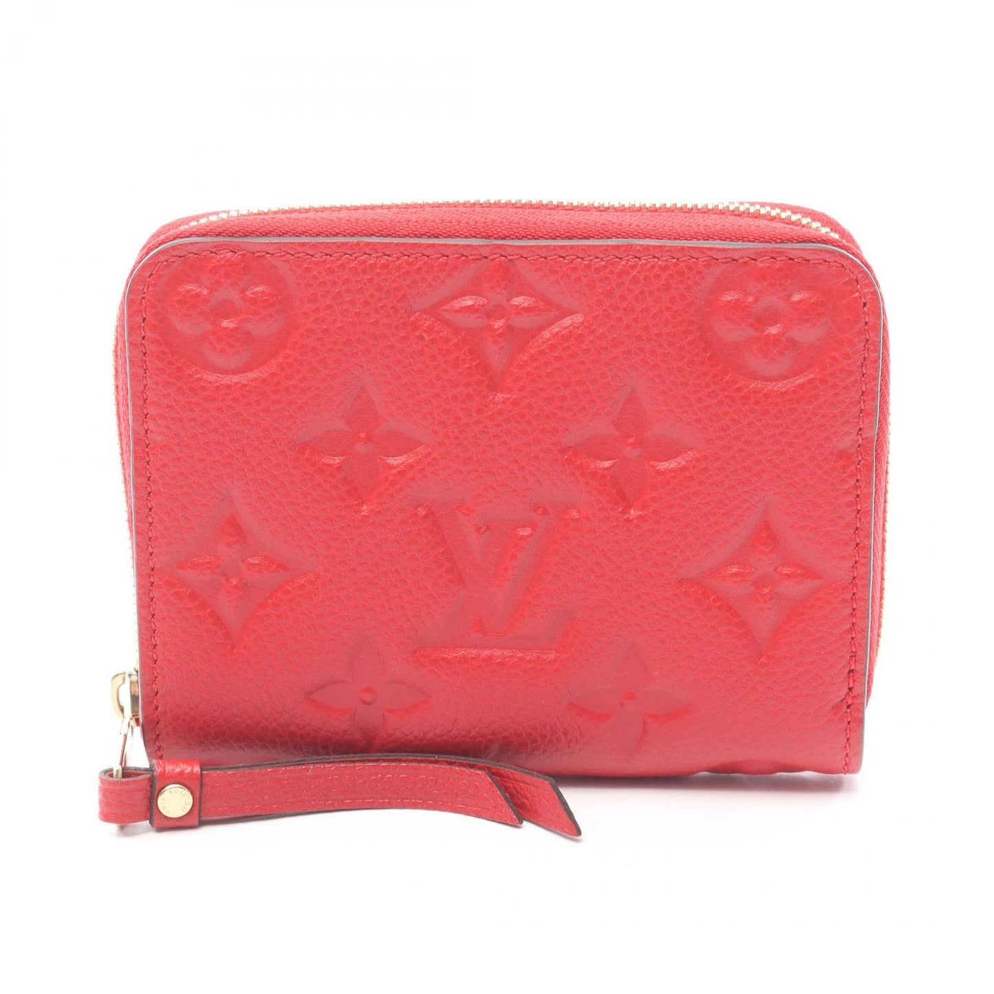 Louis Vuitton Coin Case Zippy Coinpa Cerise Leather Sledy