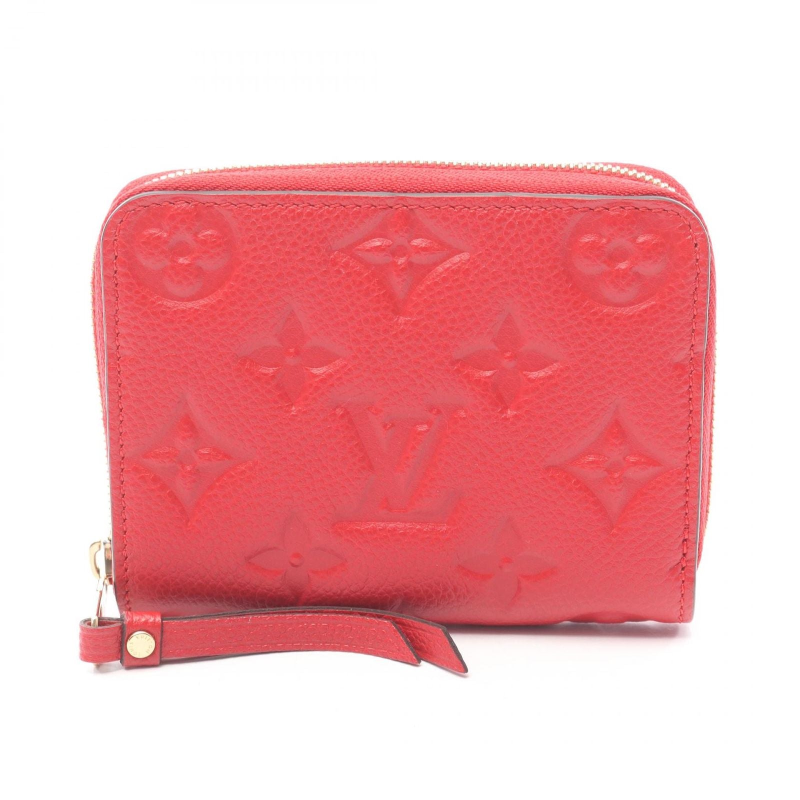 Louis Vuitton Coin Case Zippy Coinpa Cerise Leather Sledy