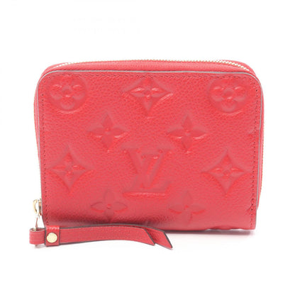 Louis Vuitton Coin Case Zippy Coinpa Cerise Leather Sledy