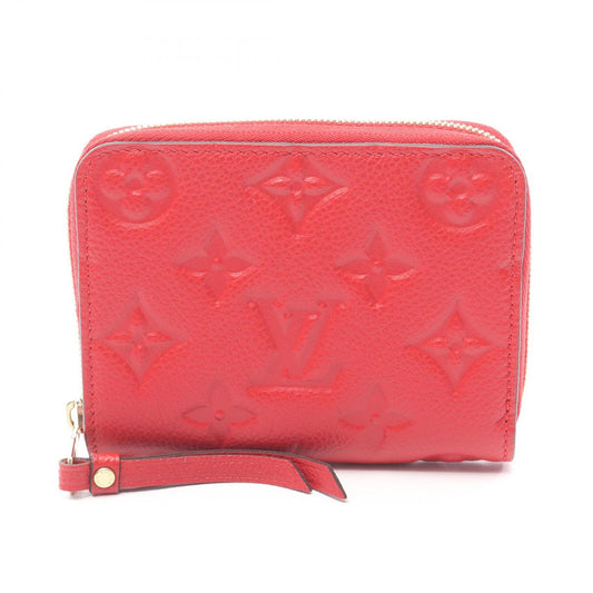 Louis Vuitton Coin Case Zippy Coinpa Cerise Leather Sledy
