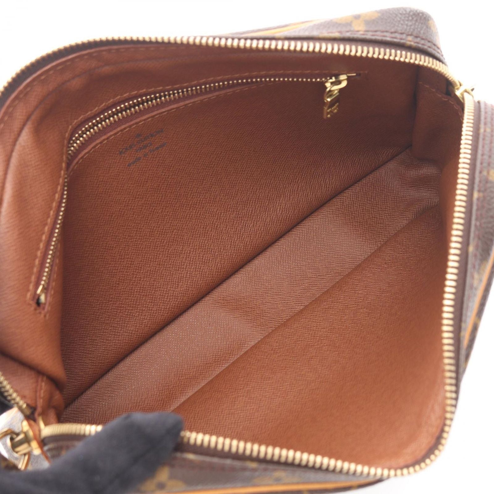 Louis Vuitton Clutch Marly Dragonne Co Ting Canvas Leather — view 3