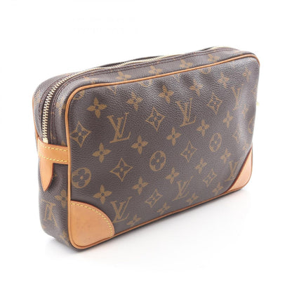 Louis Vuitton Clutch Marly Dragonne Co Ting Canvas Leather — view 2